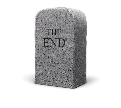 THE END BLACK